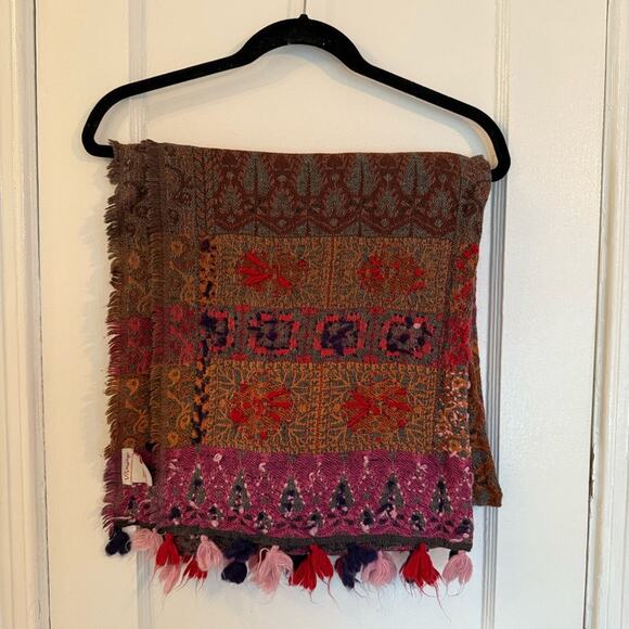 Vismaya Bohemian Colorful Scarf - Picture 1 of 9